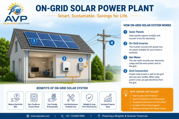 On-Grid Solar Power Plant