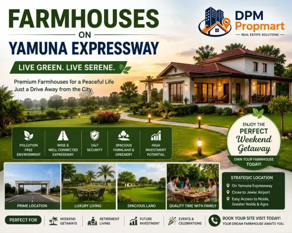 Farmhouses on Yamuna Expressway