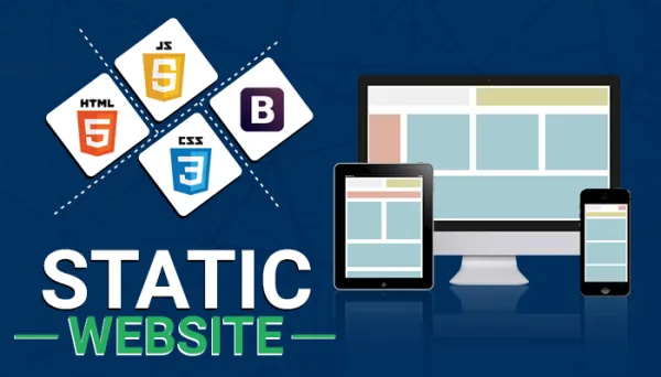 Static Website by AVP Web Solution in Hathras